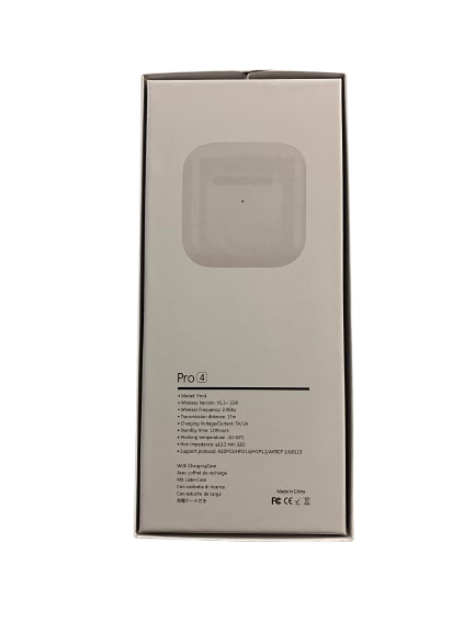 - Cuffie Auricolari Bluetooth Pro 4 TWS Wireless Bianche – Compatibili 🎧🔊