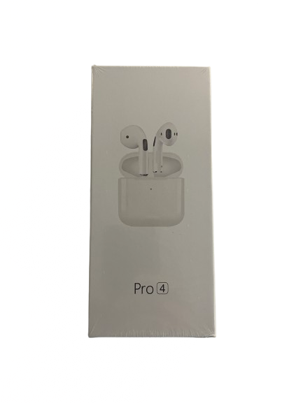 - Cuffie Auricolari Bluetooth Pro 4 TWS Wireless Bianche – Compatibili 🎧🔊