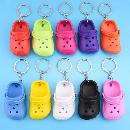 - Portachiavi 3D Stile Crocs - Ciabatte Colorate - Crocs Style - Keychain