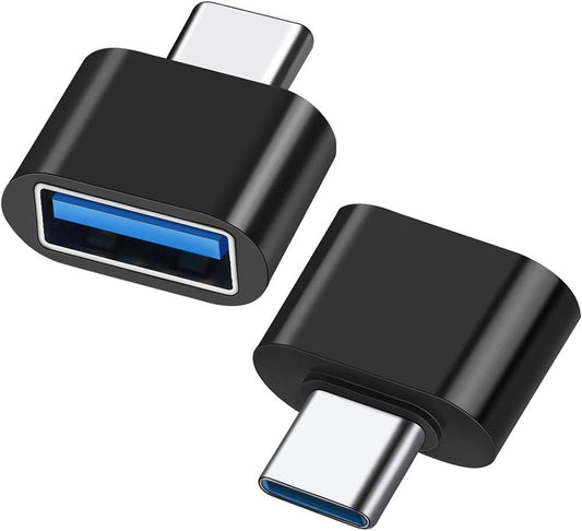 - ADATTATORE da USB a USB TYPE-C - ALLUMINIO - Femmina USB Maschio USB Type C