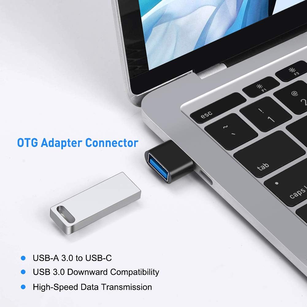 - ADATTATORE da USB a USB TYPE-C - ALLUMINIO - Femmina USB Maschio USB Type C