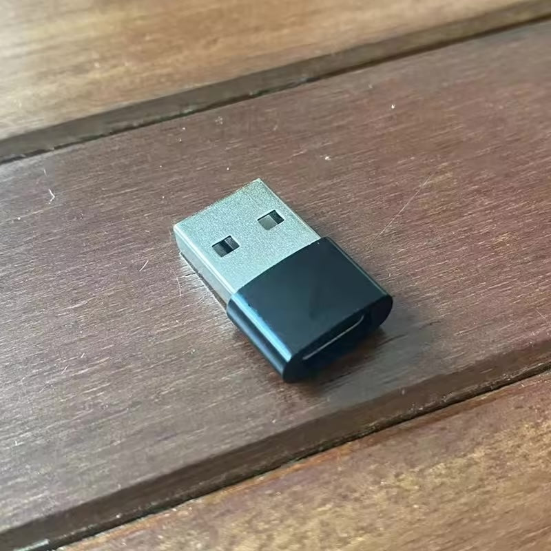 - ADATTATORE da USB TYPE-C a USB - ALLUMINIO - Femmina USB-C Maschio USB