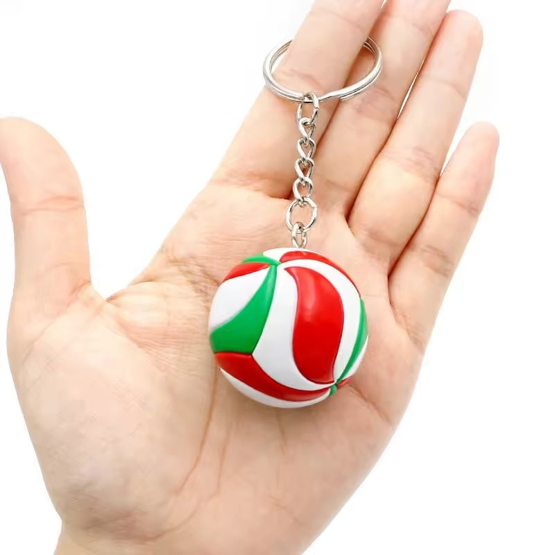 - Portachiavi 3D Palla Pallavolo - Volley Volleyball - Beach volley - Sport