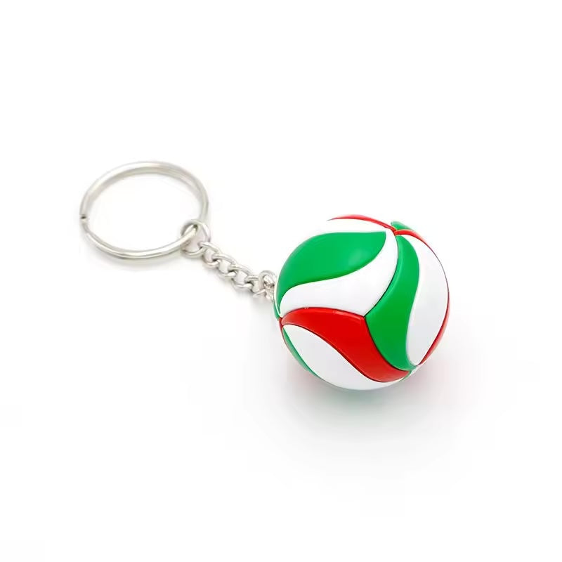 - Portachiavi 3D Palla Pallavolo - Volley Volleyball - Beach volley - Sport