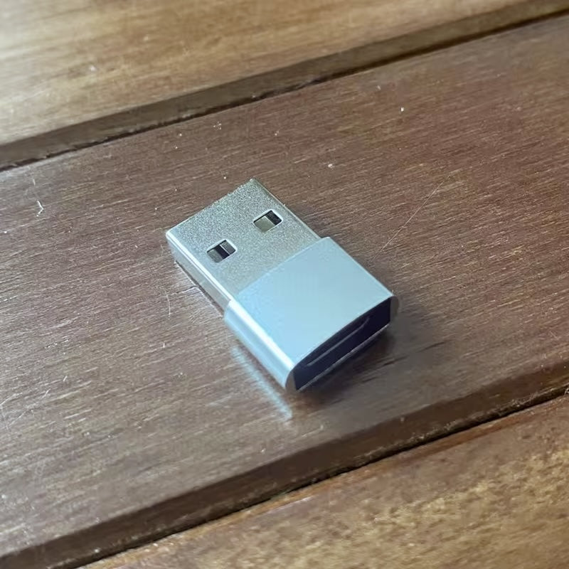 - ADATTATORE da USB TYPE-C a USB - ALLUMINIO - Femmina USB-C Maschio USB