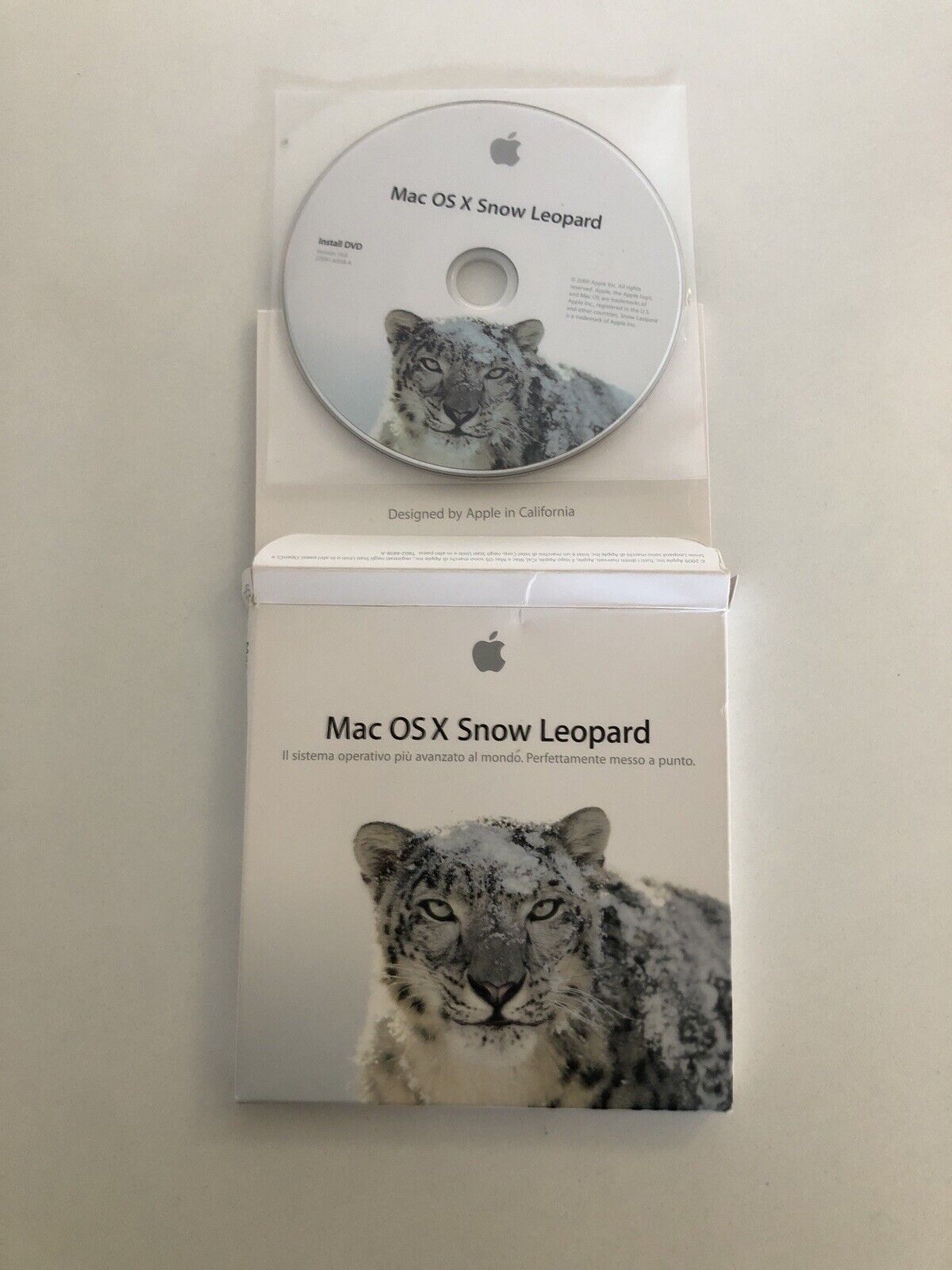 DVD Mac OS X Snow Leopard v10.6 RETAIL MC223T/A per Collezionisti