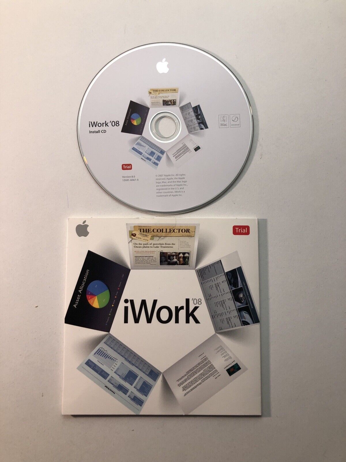 DVD iWork '08 Trial 1Z691-6067-A per Collezionisti