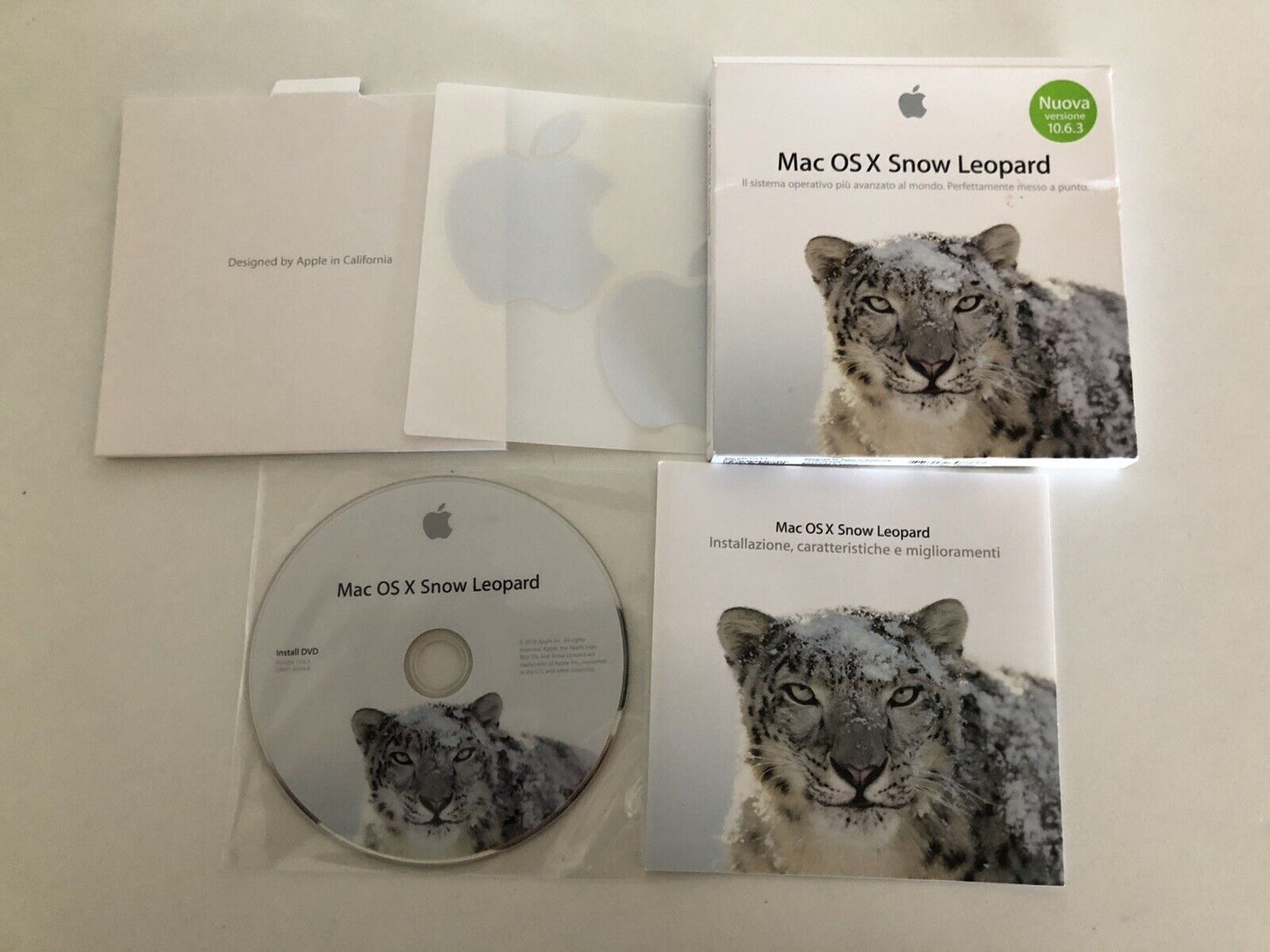 DVD Mac OS X Snow Leopard v10.6.3 MC573T/A per Collezionisti